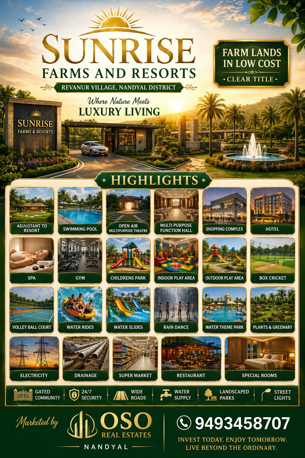 Sunrise Farms & Resorts — Project Highlights
